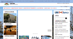 Desktop Screenshot of comune.tortona.al.it